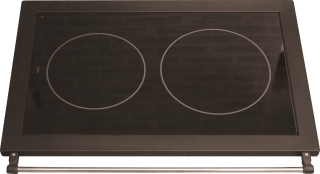 Platňa keramická HTT 3A s oceľovým rámom, čierna