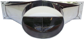 Príruba napojovacia EV1 z pravoúhleho na okrúhly