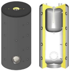 Kombinovaná akumulačná nádrž THKE/F600 s izoláciou